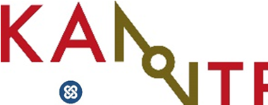 Logo Kantel Rood en kakigroen, een welzijnschakel